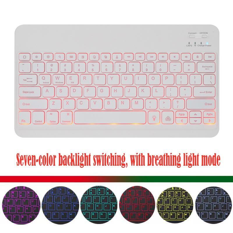 Bao Da Máy Tính Bảng PU Tích Hợp Bàn Phím Bluetooth Không Dây Cho iPad Pro 12.9 "3rd 4th 5th Gen 2018 2020 2021