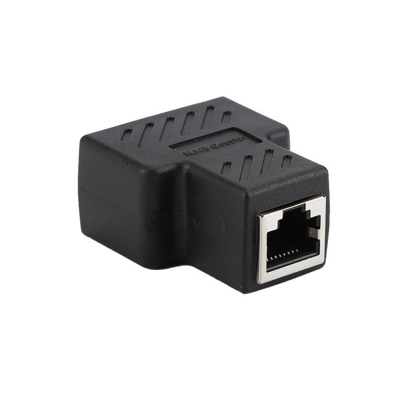 1 đến 2 cách mạng LAN Ethernet Cáp RJ45 Bộ phận kết nối đôi đầu nối đôi cho các trạm nối máy tính xách tay