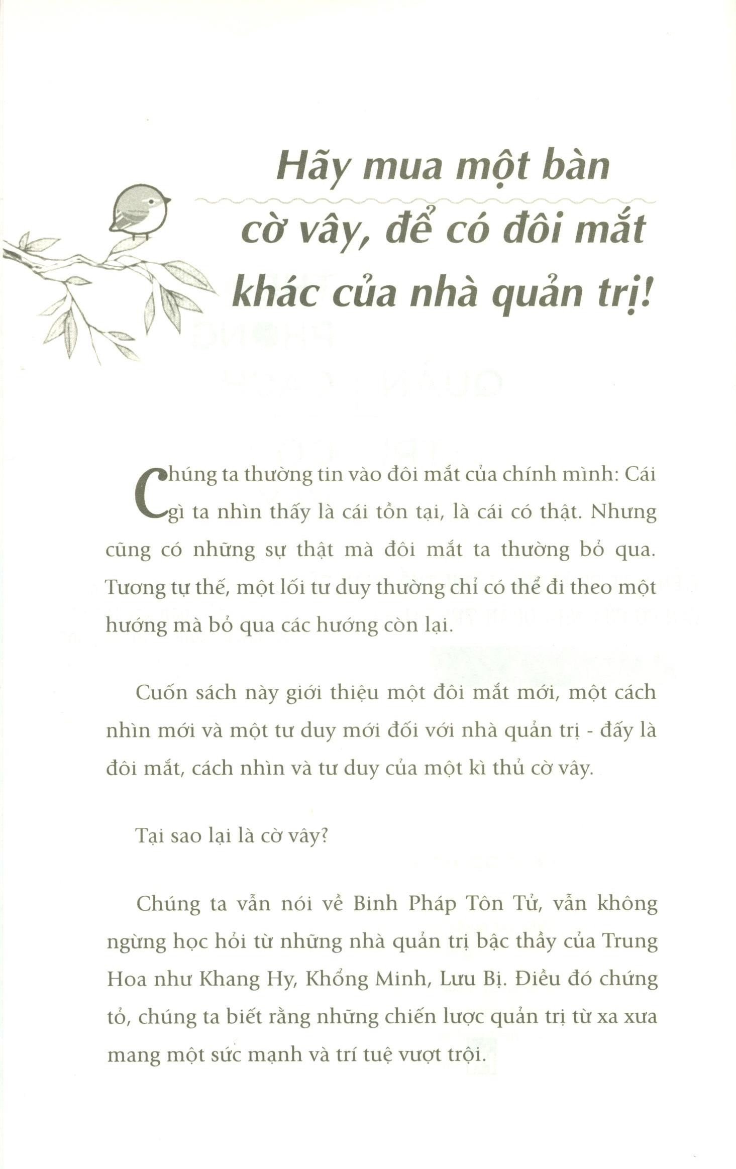 Quản Trị Theo Phong Cách Cờ Vây