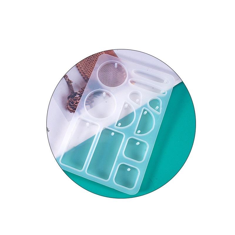 Khuôn Resin Đúc Keo Làm Móc Khóa Đôi Size Lớn - Trường Thịnh Sài Gòn