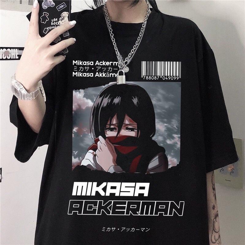 Áo thun tay lửng in hình anime Final Season Attack on Titan Eren Tiến công nam nữ đủ size cực chất giá rẻ