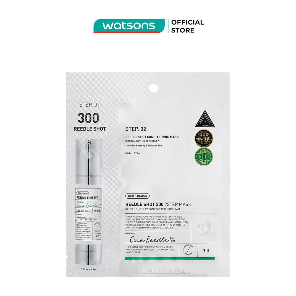 Mặt Nạ Dưỡng Da VT Reedle Shot 300 2Step Mask 1.5g+20g