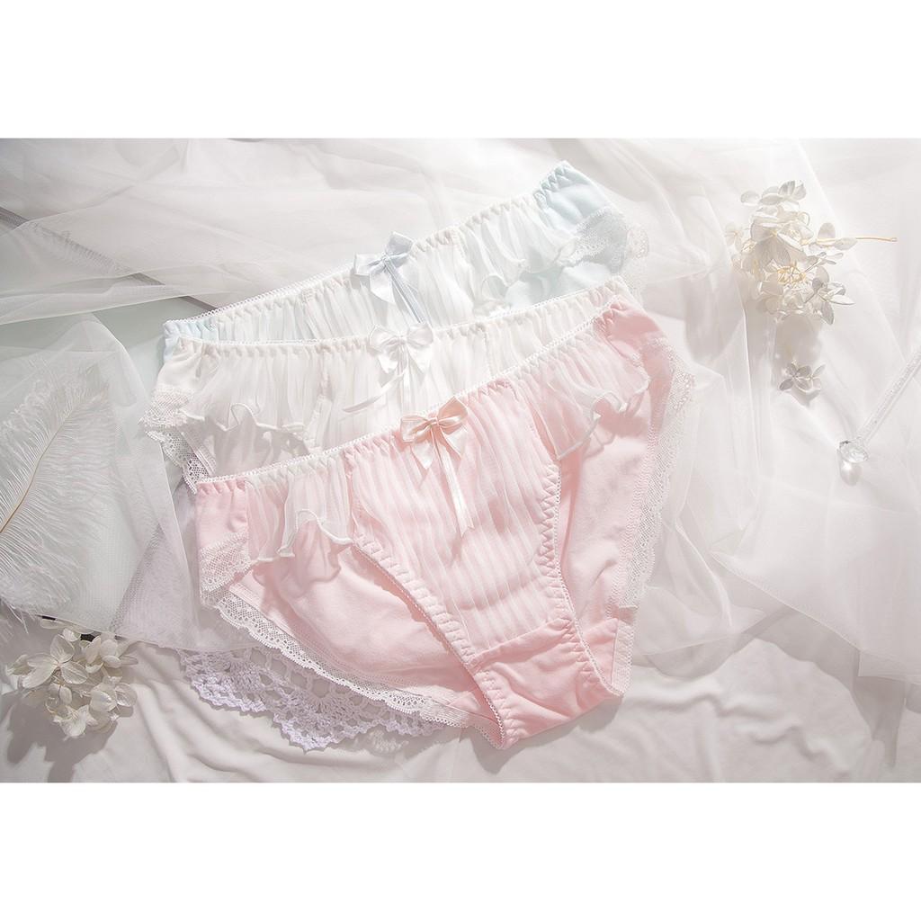 Quần Lót Nữ Cotton Tinh Khiết Phối Ren Xuất Đông Âu Hàng Loại Đẹp.