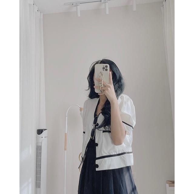 Set váy 2 dây + áo khoác siêu xinh