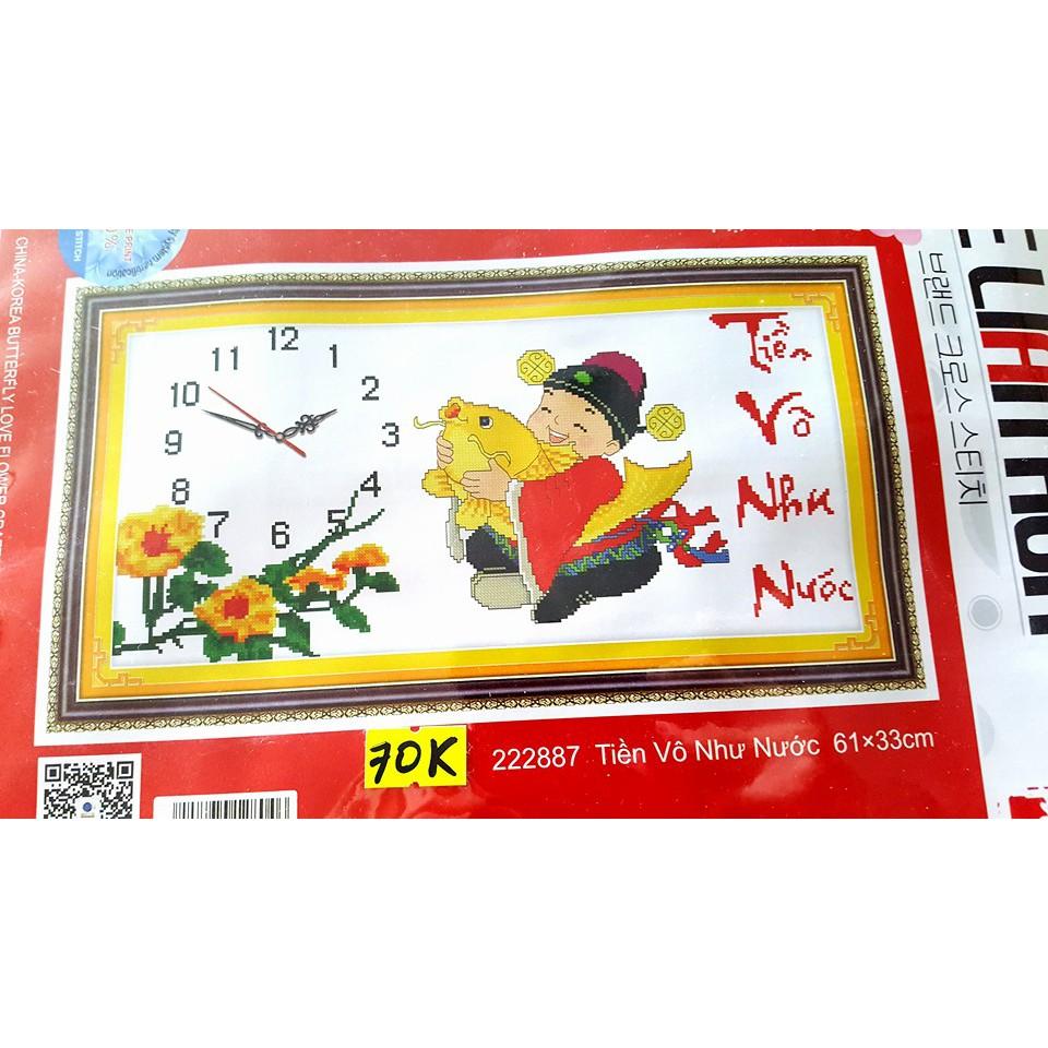 Tranh thêu THẦN TÀI 222887(61x33cm) chưa thêu