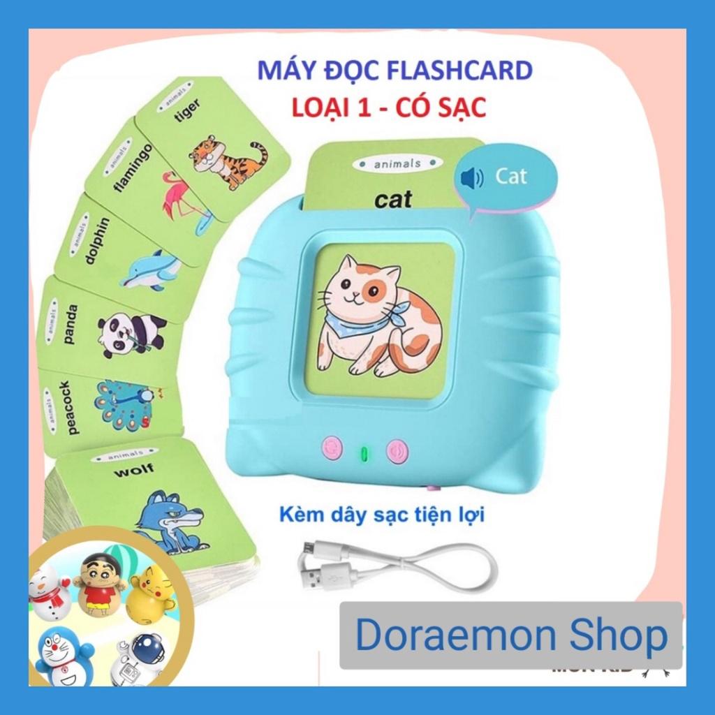 Máy đọc thẻ flashcard từ vựng tiếng anh giáo dục sớm cho bé loại 1, 224 từ vựng, không có sóng điện từ, pin 380mah