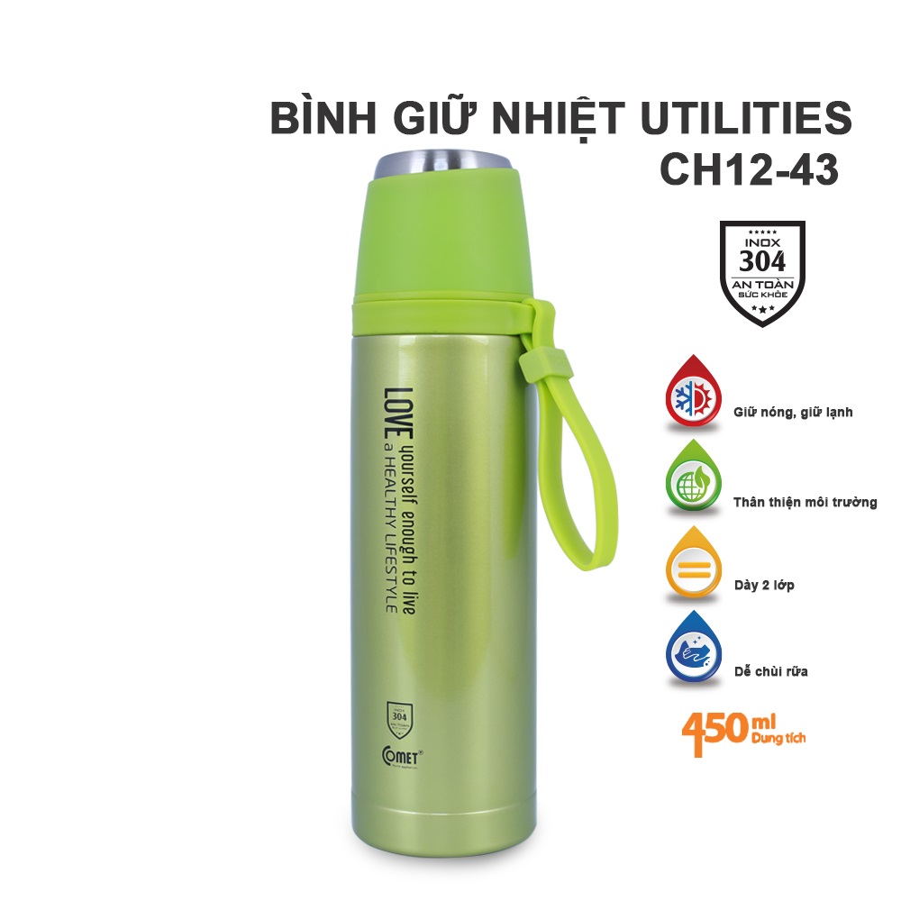 Bình giữ nhiệt 450ml Utilities Comet CH12-43G