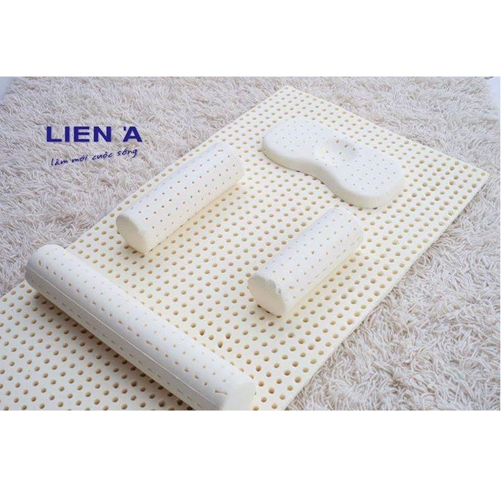 Combo Gối Nệm Cao Su Em Bé Liên Á Bambino- cao 5cm - Cao Su Thiên Nhiên 100