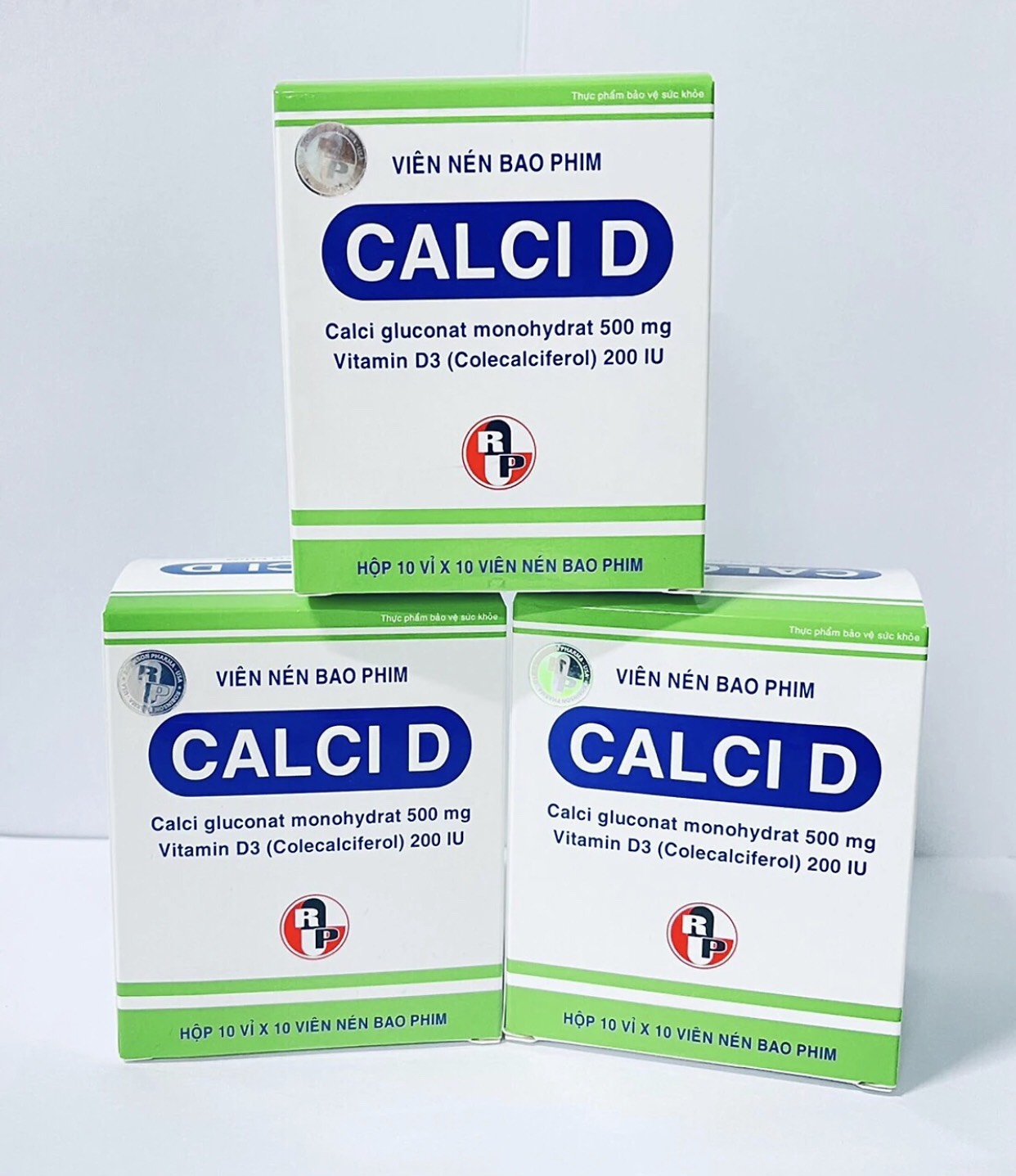 COMBO 2 TẶNG 1 TPCN Viên uống giúp bổ sung canxi và vitamin D3 cho người lớn tuổi,phụ nữ sau mãn kinh và trẻ em đang phát triển chiều cao...-CALCI D-hộp 100 viên