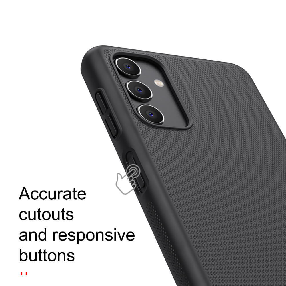Ốp Lưng Dành Cho SamSung Galaxy A04s CHính Hãng Nillkin Dạng Sần , Chống Trơn trượt, Không Bám Vân Tay - Hàng Chính Hãng