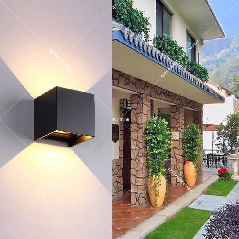 Đèn hắt tường 2 đầu vuông