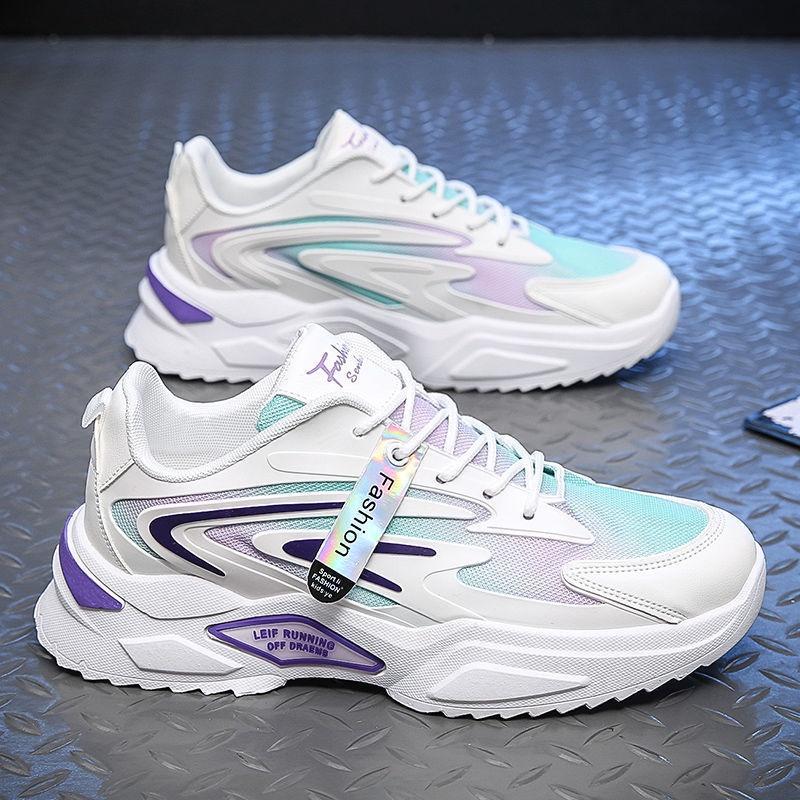 Giày Sneaker Nam Đế Cao Su Non, Giày Nam trend 2022 - Tăng Chiều Cao Tự Nhiên
