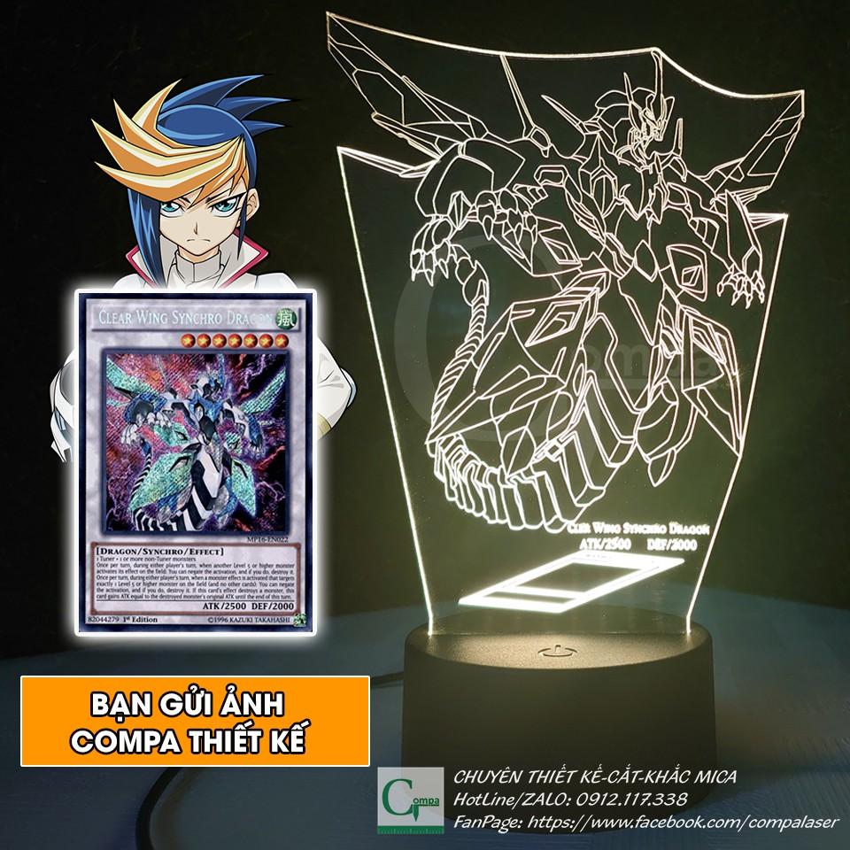 Đèn ngủ Yugi-Oh Clear Wings Synchro Dragon Type 01