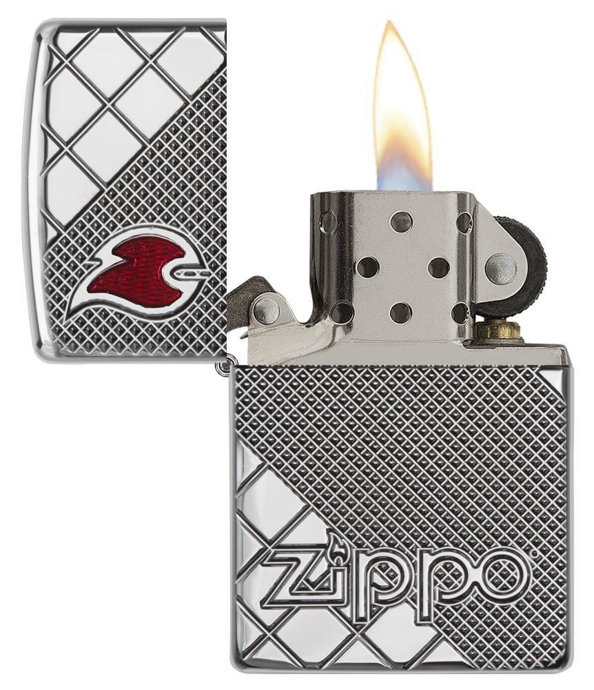 Bật Lửa Zippo Armor Tile Mosaic Polished Chrome 29098