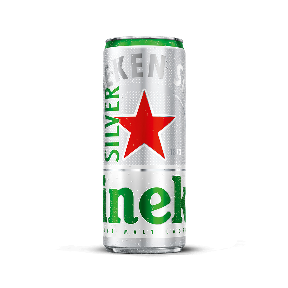 Thùng 24 lon cao Heineken Silver (mới) (330ml/lon)