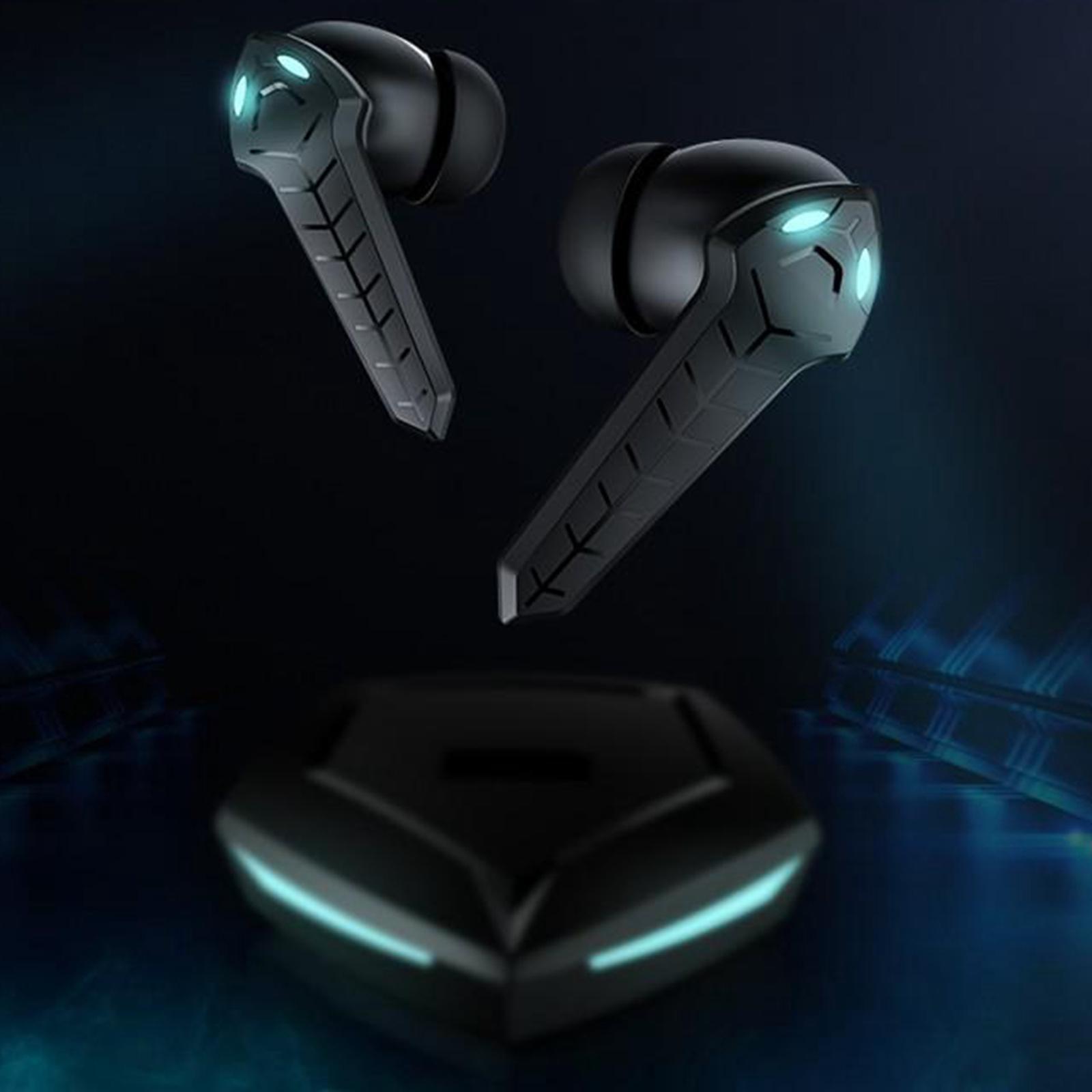 Bluetooth 5.0 True Wireless Gaming Earbuds In Ear Headset black