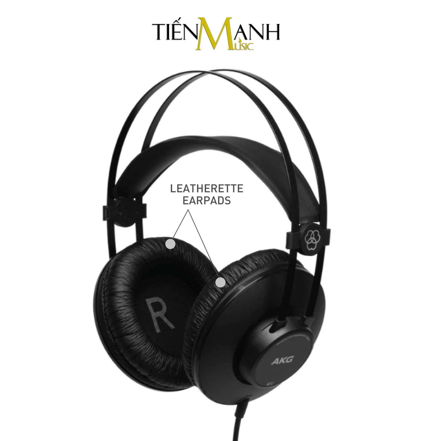 [Chính Hãng Mỹ] Tai Nghe Kiểm Âm AKG K52 Over-Ear Studio Monitor Headphones Professional - Kèm Móng Gẩy DreamMaker