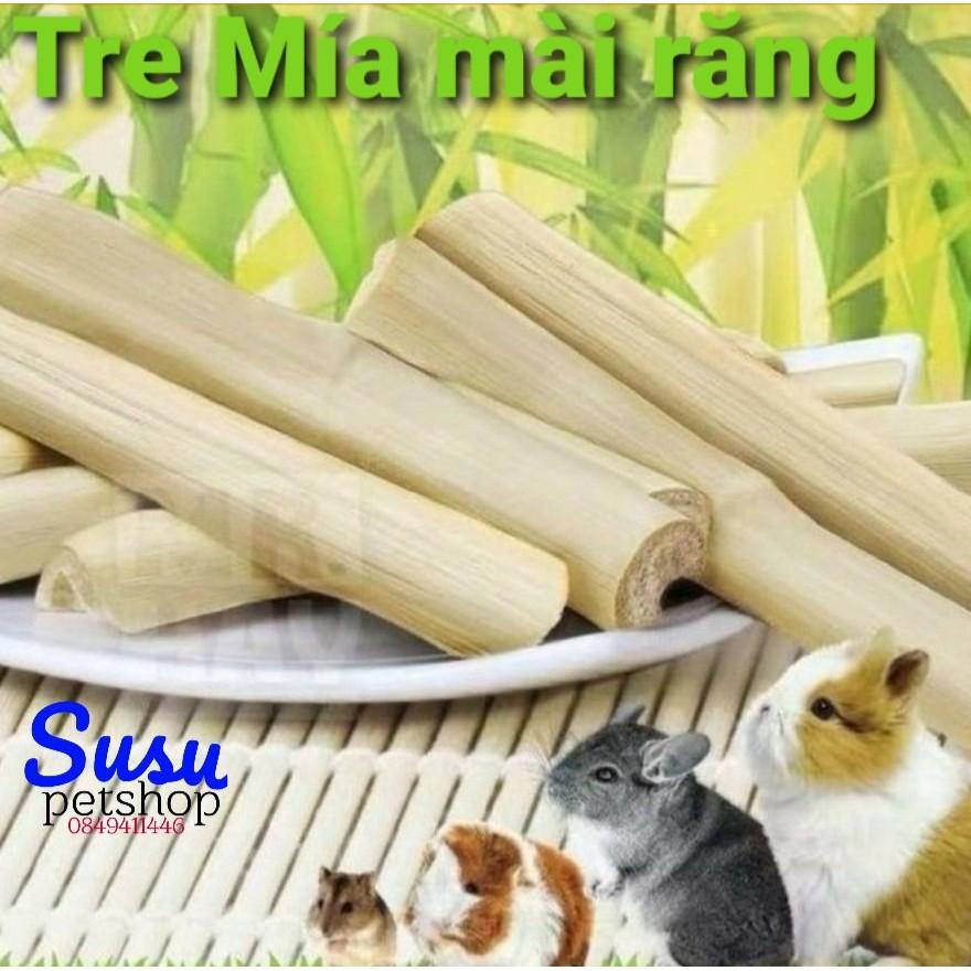 Tre Mía Mài Răng Giòn Ngọt dùng cho Thỏ, Bọ, Chin và Hamster 100gr Mr.Hay - MH17