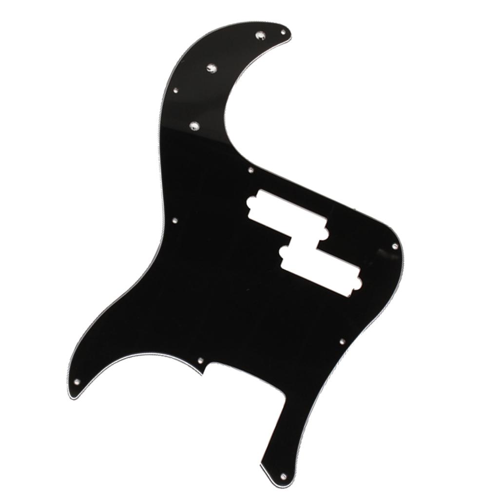 Black  9 Holes Pickguard PVC Anti-scratch For  Guitar Parts