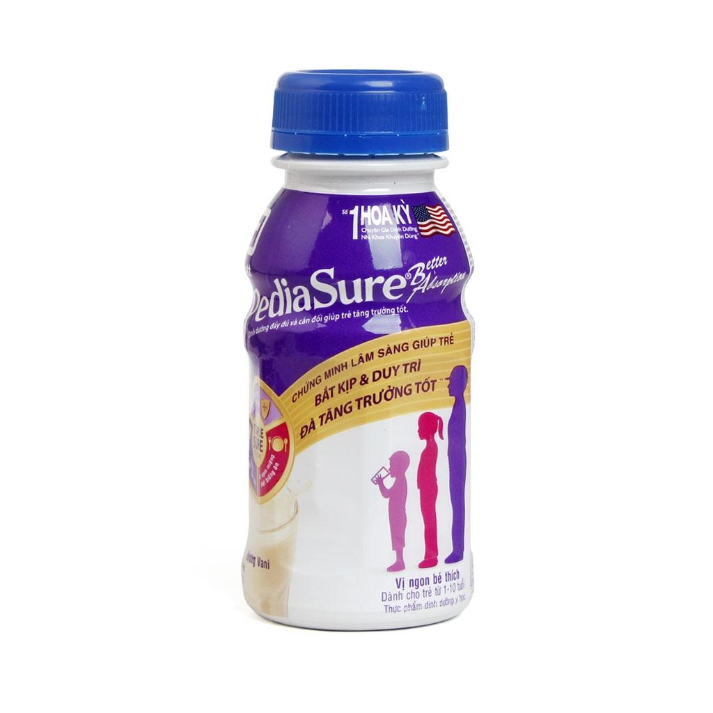 Sữa Bột Pha Sẵn Abbott PediaSure BA Hương Vani (Lốc 6 Chai x 237ml )