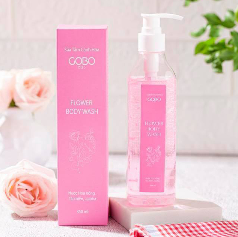 Sữa tắm cánh hoa hồng GOBO (350ml)