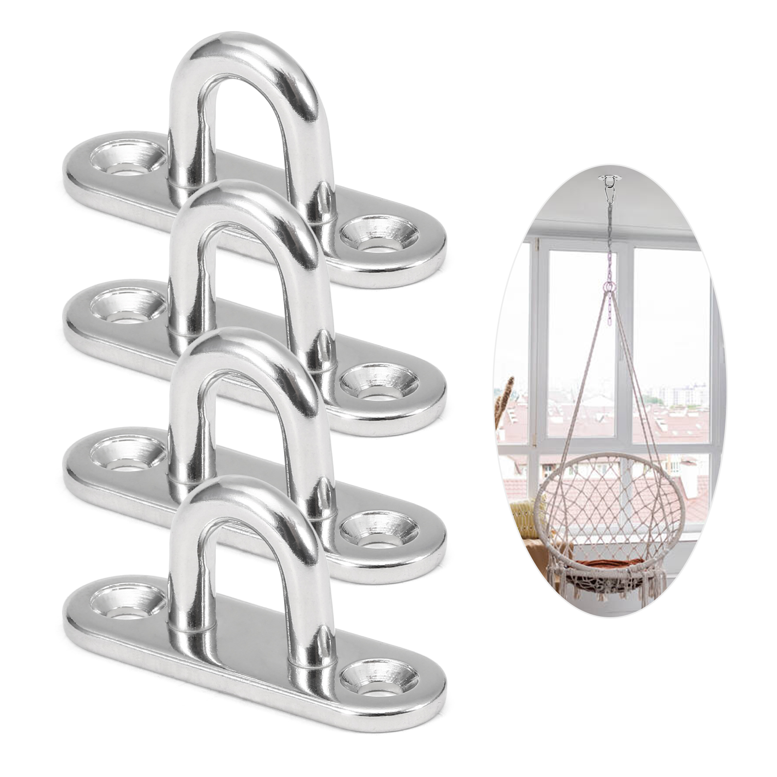 4 cái Móc treo để Treo Ghế Võng Võng Yoga đấm bốc đa chức năng