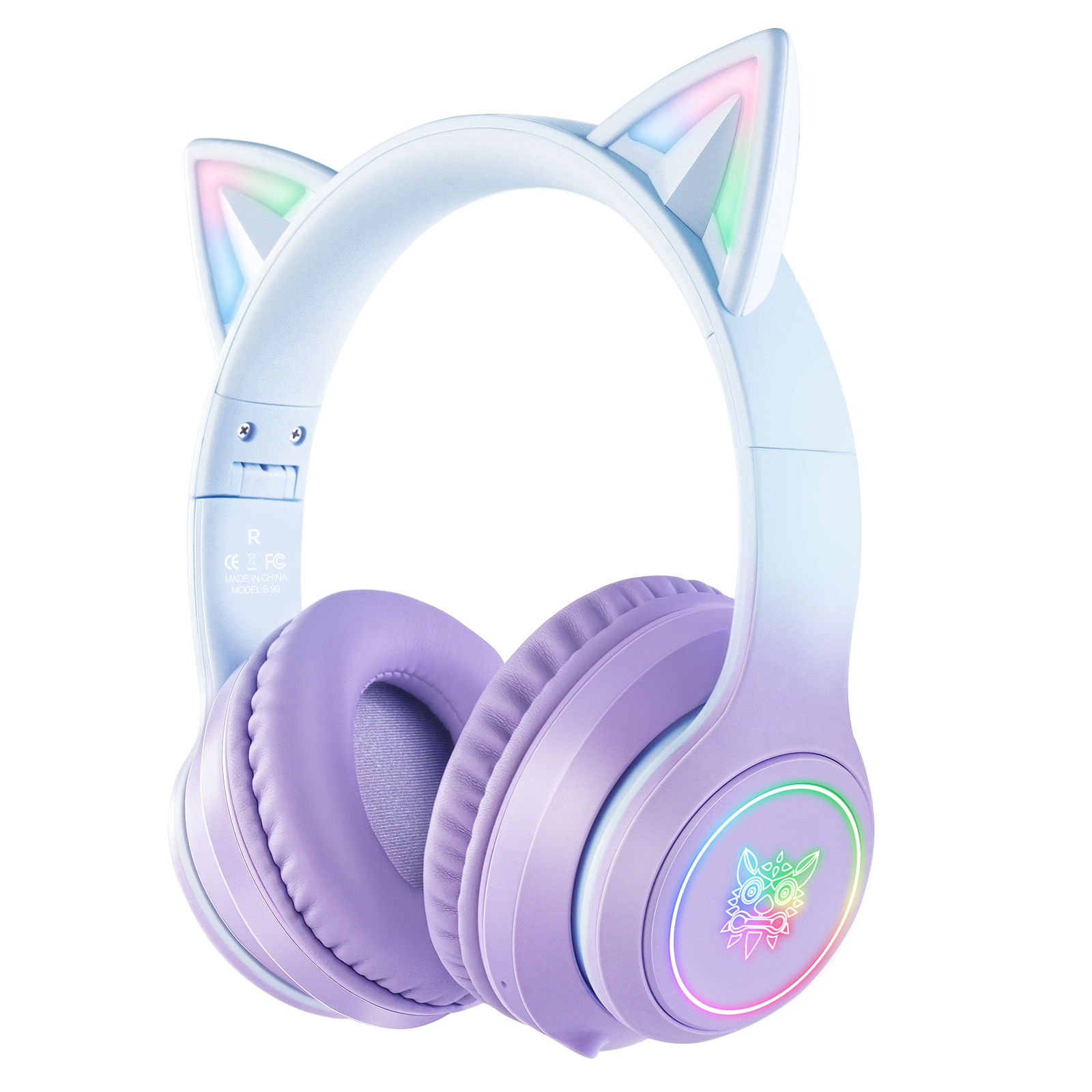 Combo Onikuma Gaming 3 (Tai Nghe Không Dây B90 Blue Purple + Chuột CW905 Purple) - Hàng Chính Hãng