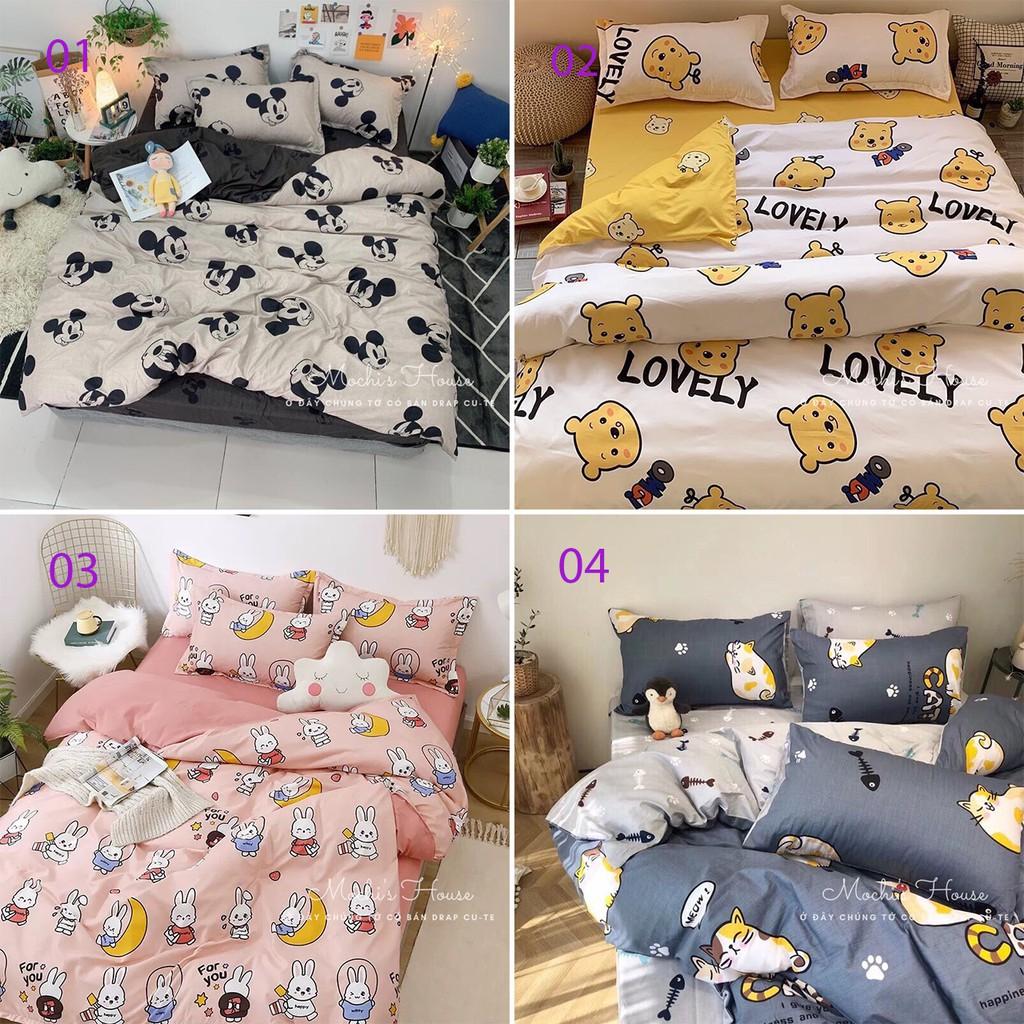 MẪU CỰC CUTE BỘ GA GỐI COTON POLY NHẬP KHẨU