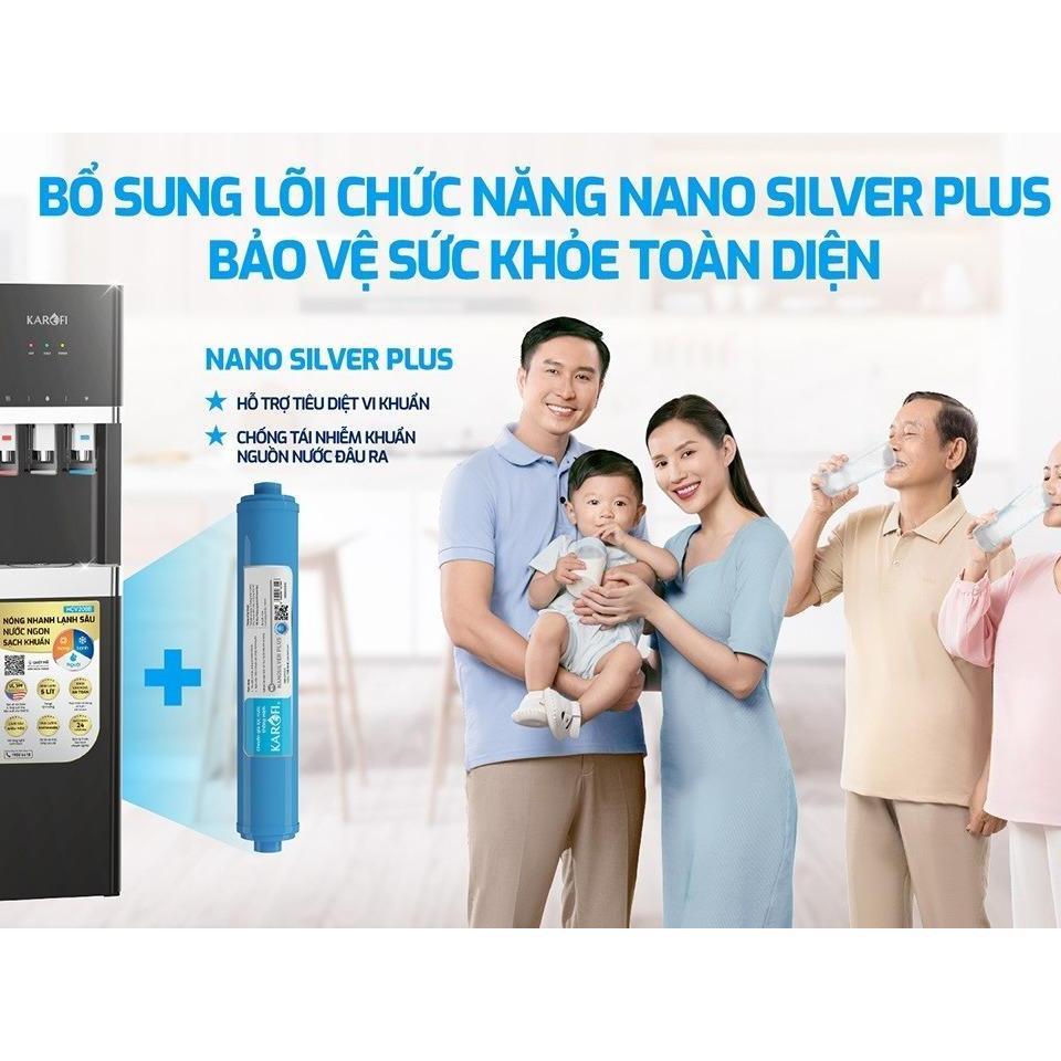 Máy nóng lạnh Karofi HCV208B, 3 chế độ Nóng - Lạnh- Nguội, Máy hút bình - Hàng Chính Hãng