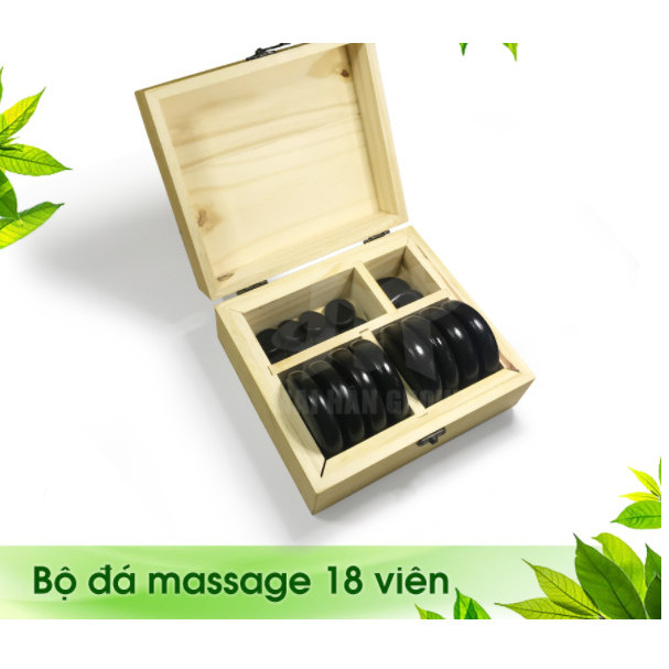 Bộ đá massage làm đẹp cao cấp 18 viên