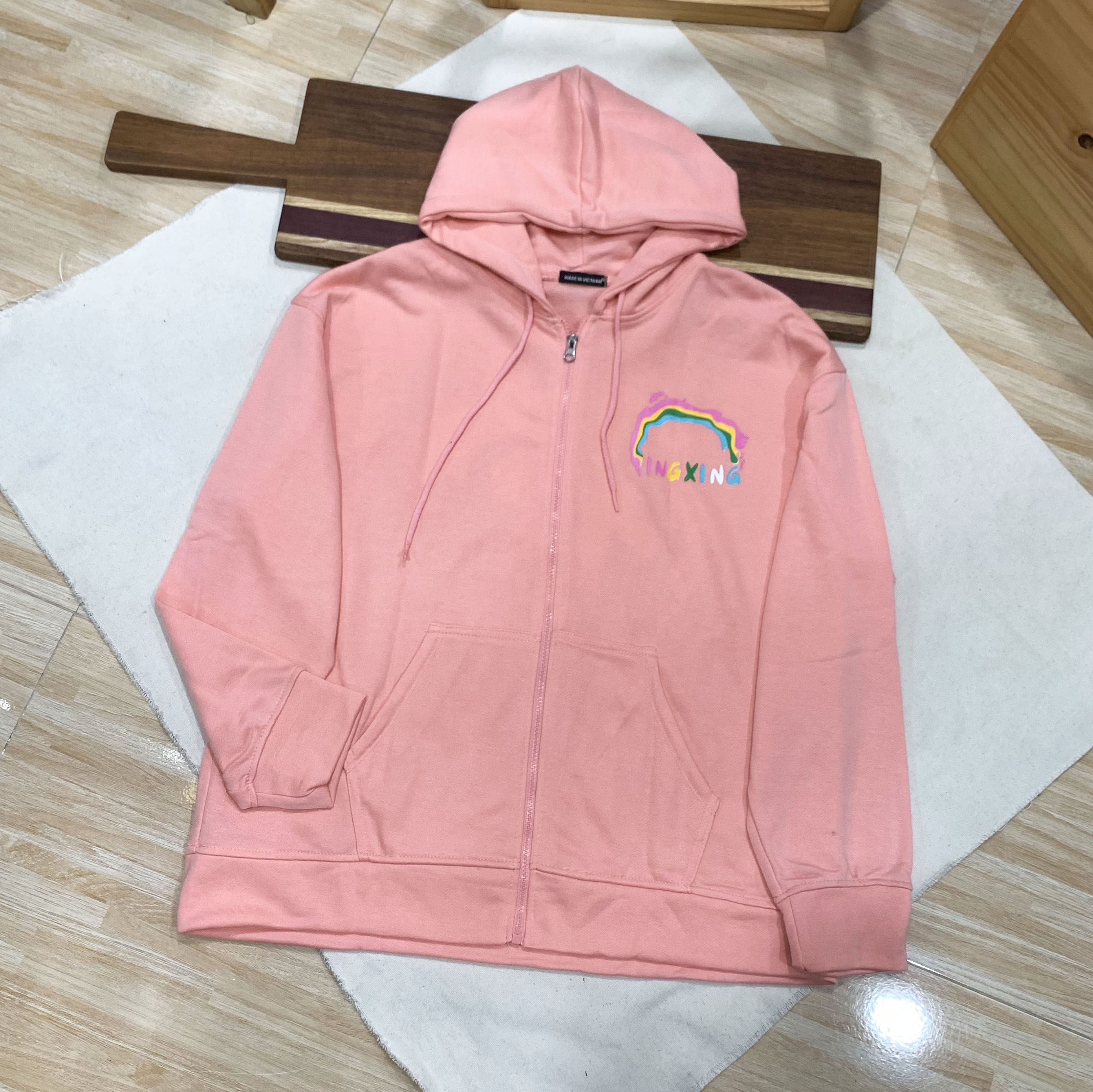 Áo Khoác Hoodie Zip In Hình INGXING Oversize Ulzzang Unisex Dáng Rộng - MM