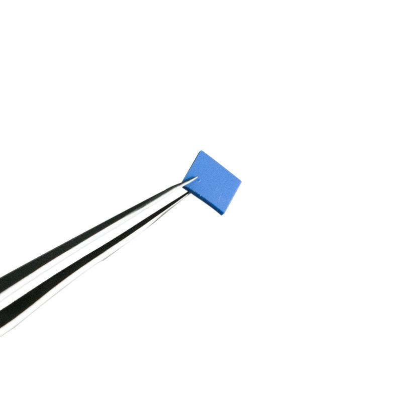 RGEEK 100 PCS xanh 10 mm*10 mm GPU CPU nhiệt độ dẫn điện dẫn độ dẫn điện 6.0 W Phụ kiện bộ xử lý silicone Pad