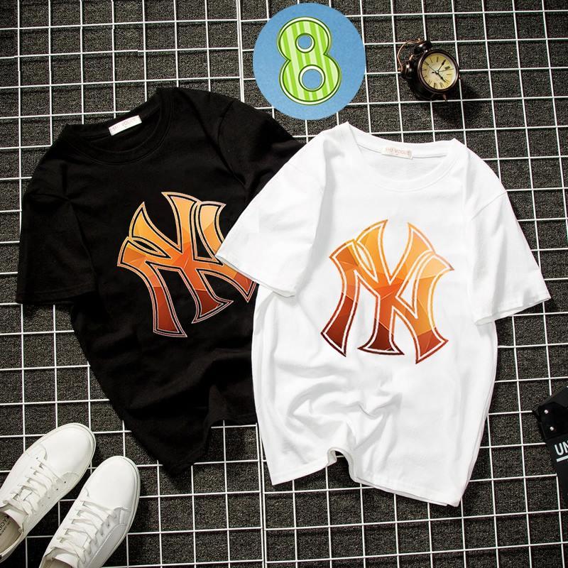Album 52 - Bst áo thun unisex nam nữ form rộng thời trang NY đẹp vải dày mịn
