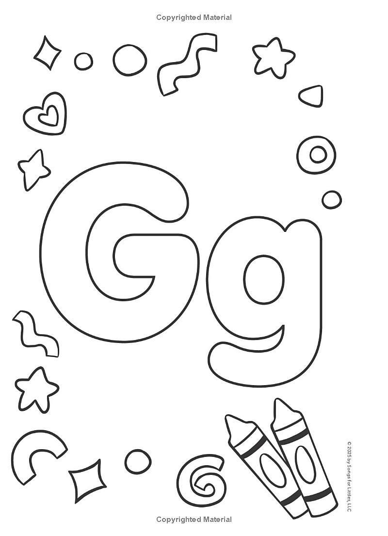 Sách ngoại văn: Ms. Rachel - My First Coloring Book