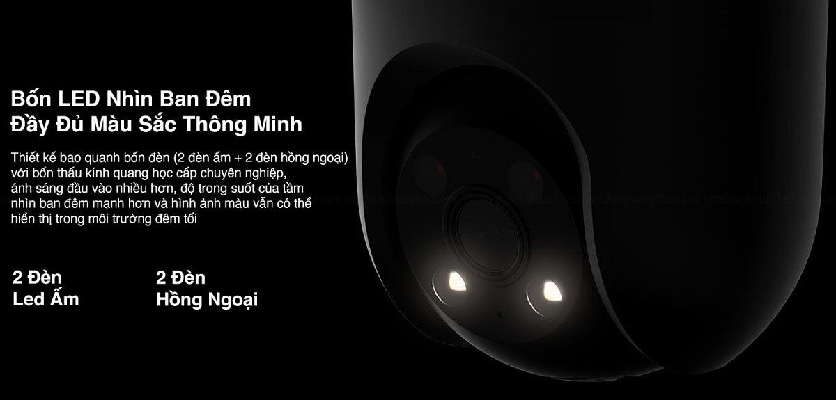 Camera Wifi EZVIZ H8C đàm thoại 2 chiều, có màu ban đêm - Hàng chính hãng