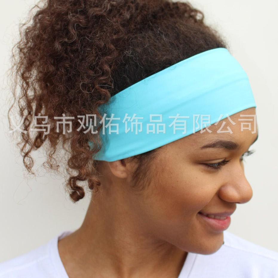 Mới về Băng đô thể thao yoga màu trơn Nam nữ vải cotton mềm mát tiện dụng