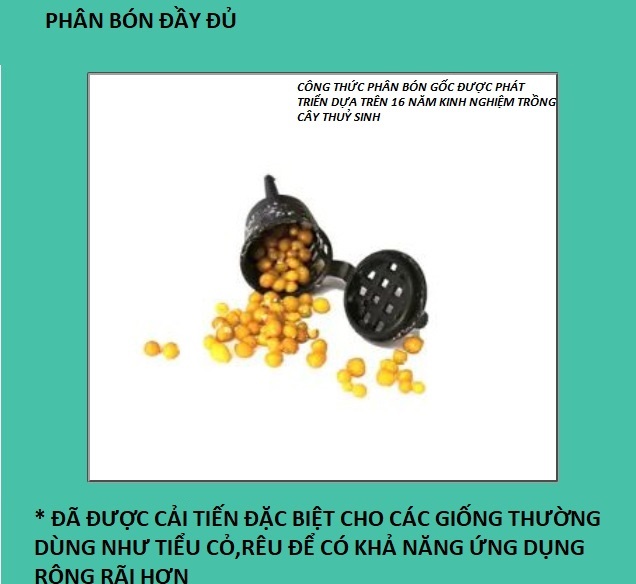 COMBO 10 GỐC DINH DƯỠNG THỰC VẬT THUỶ SINH PHÂN BÓN GỐC