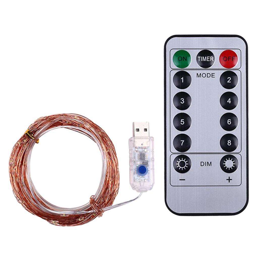 Decorative LED String Lights Multi Color Change String Lights Warm White 1