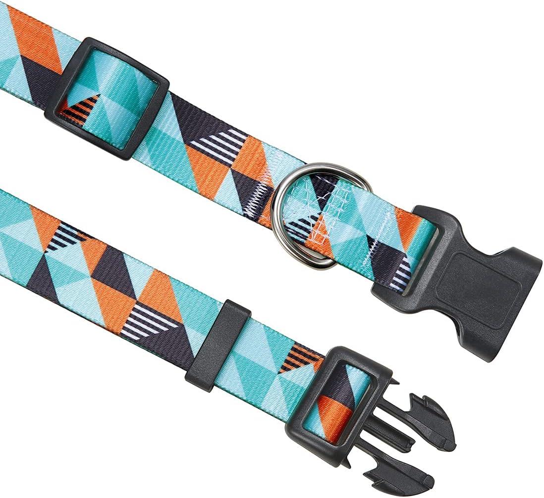 Vòng cổ cho chó, Hoa văn thời trang với Khóa nhả nhanh,Hình học,Vòng cổ cổ điển,