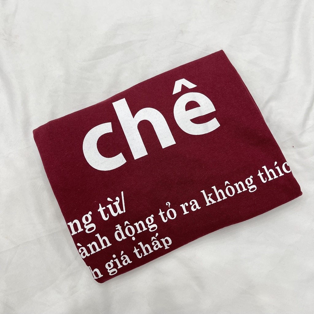 Áo thun Chê mẫu áo hot trend, mẫu áo thun CHÊ nam nữ 3158 unisex form rộng