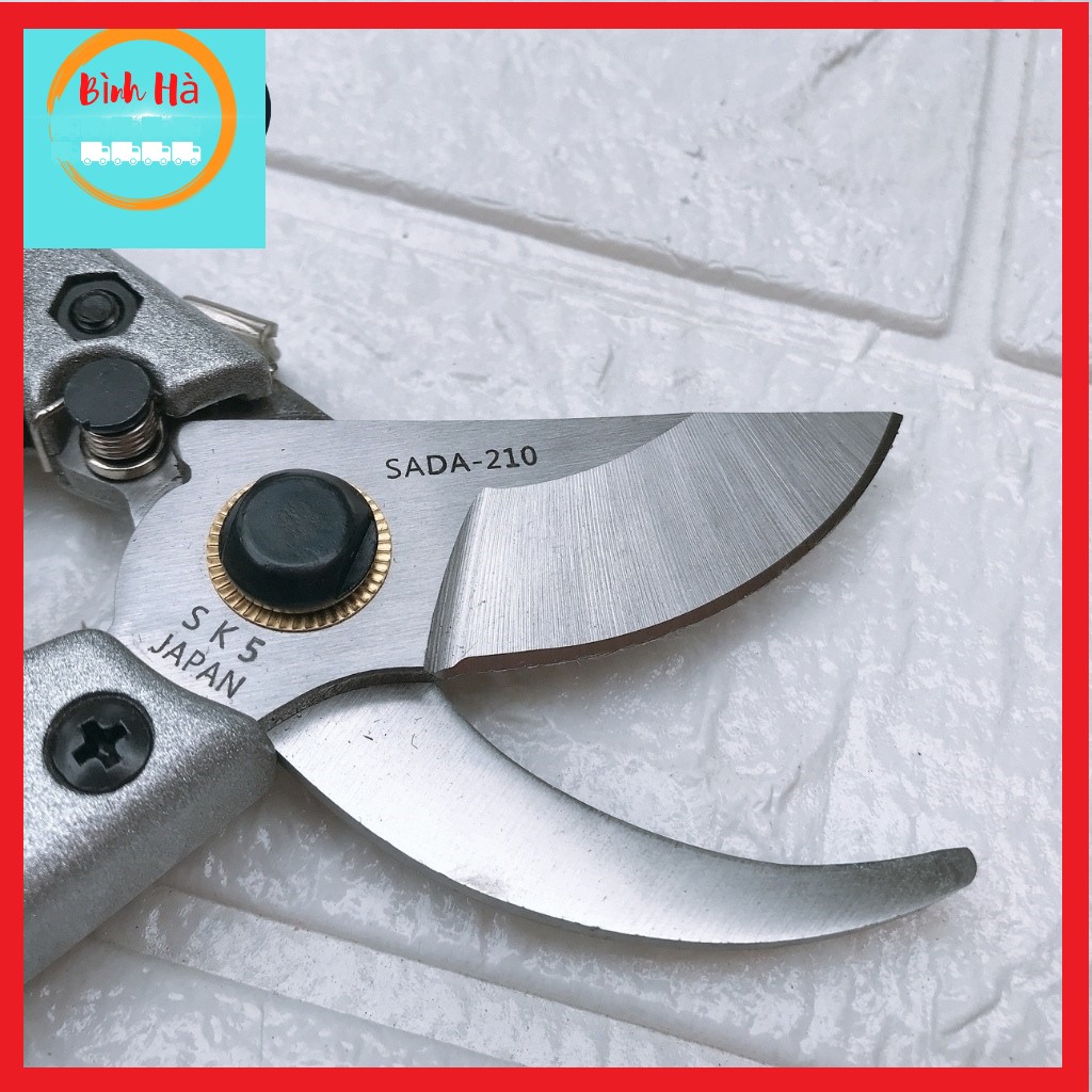 Kéo cắt cành cây cao cấp SADA Nhật Bản lưỡi thép, siêu bền, siêu sắc