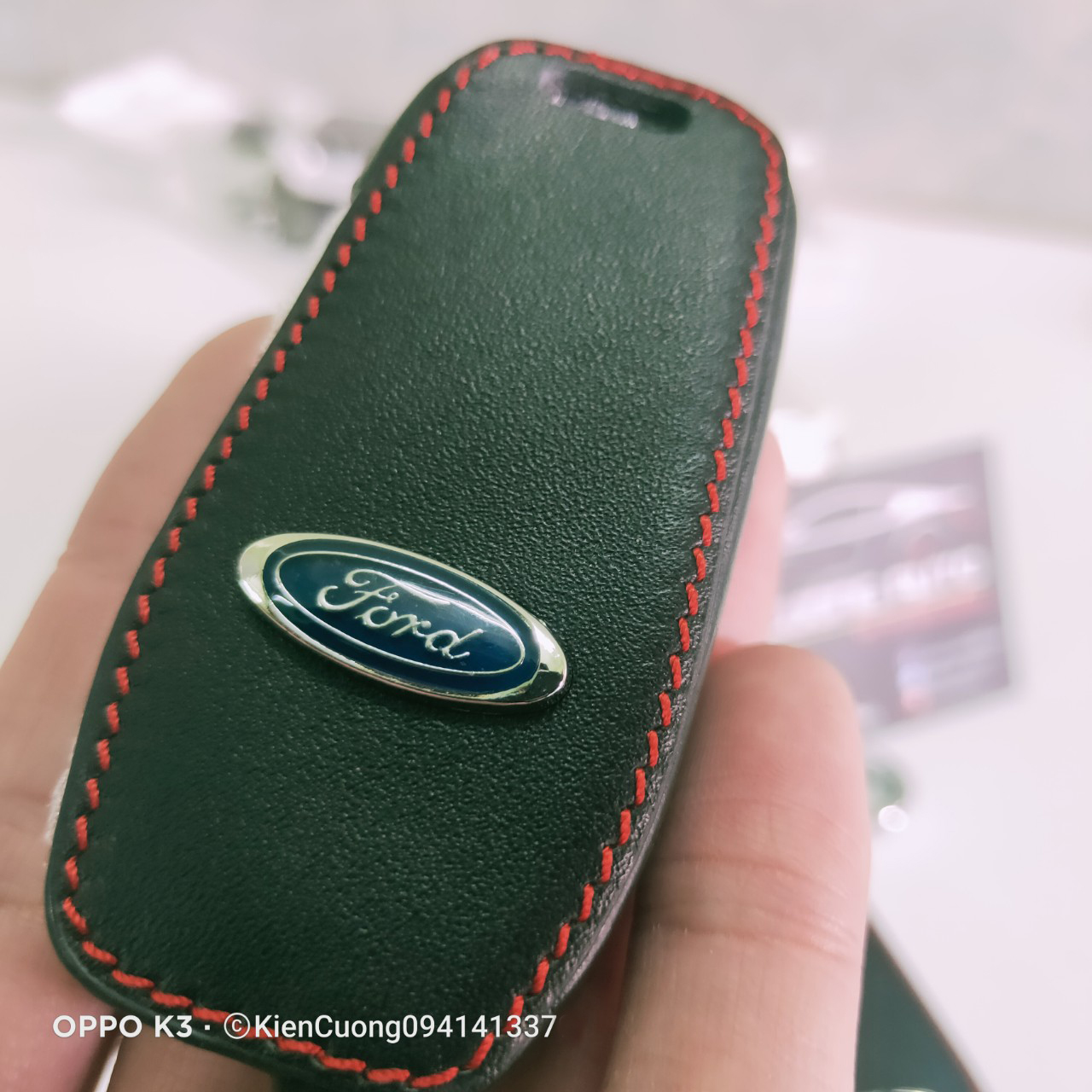 Bao da Chìa Khóa ô tô kèm móc khóa Xe Ford Ranger Wildtrak 3.2, Ford Ranger XLT 2.2, Ford Ranger XLS 2.2