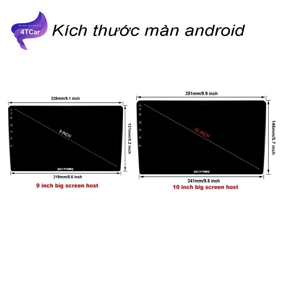 Mặt dưỡng lắp màn android HONDA CRV 2007 - 2011 9 inch