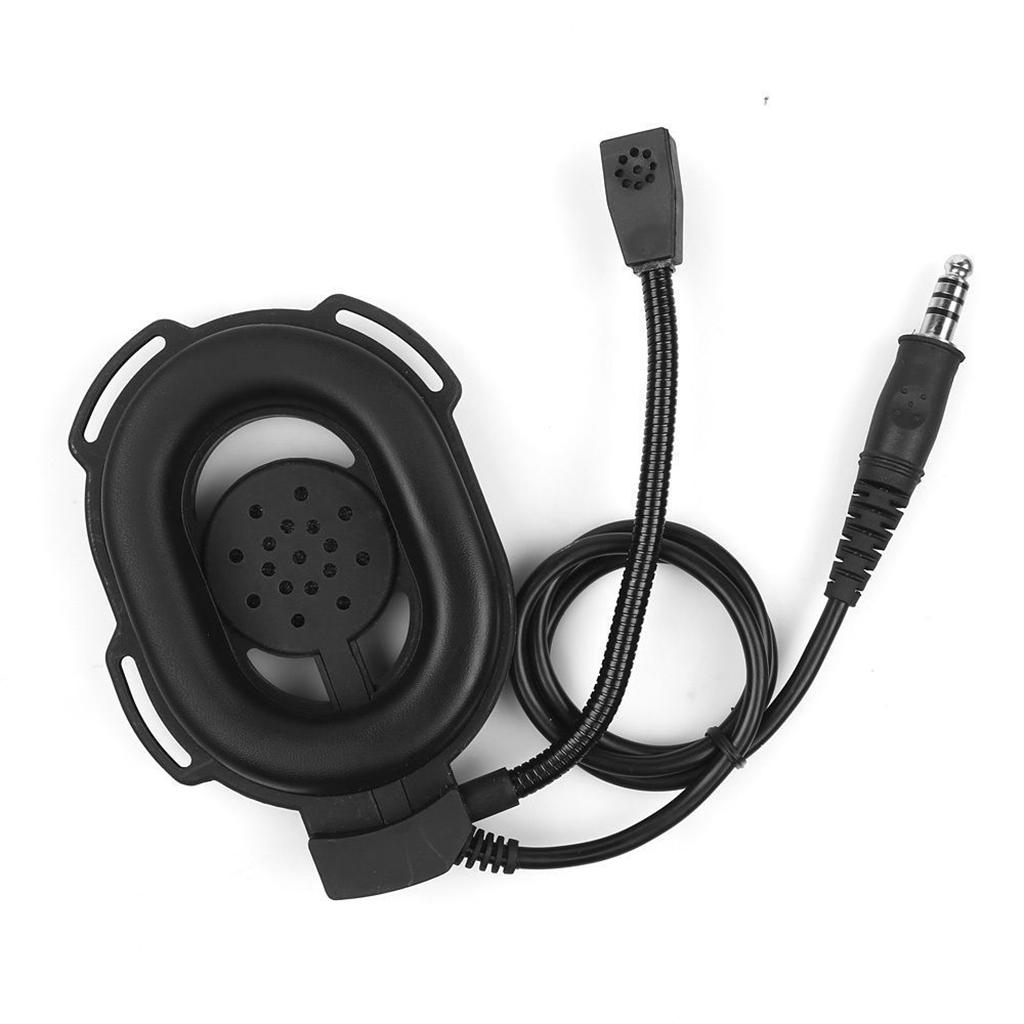 PTT Headband Headphone Earpiece with Mic for Baofeng TYT Kenwood Two Pin Two Way Radio