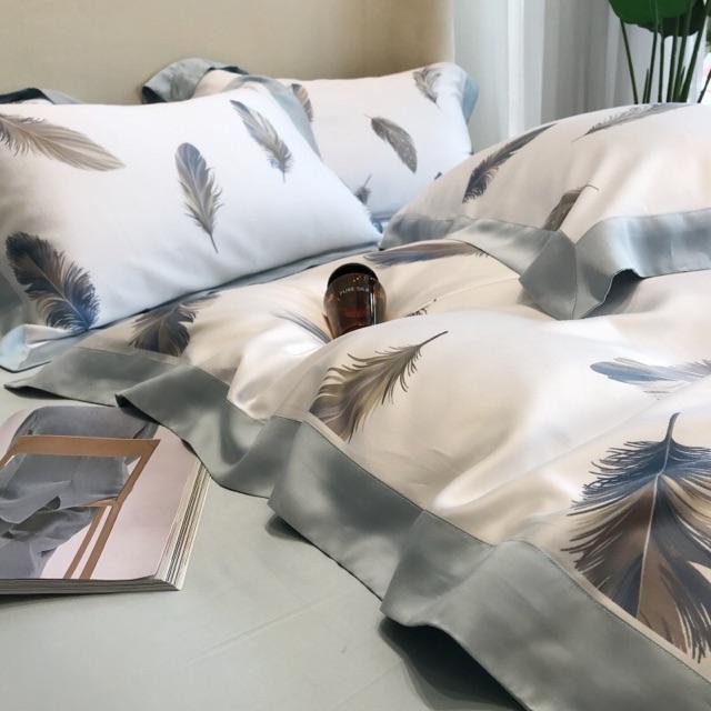 Bộ chăn ga gối chất liệu tencel 60S cao cấp