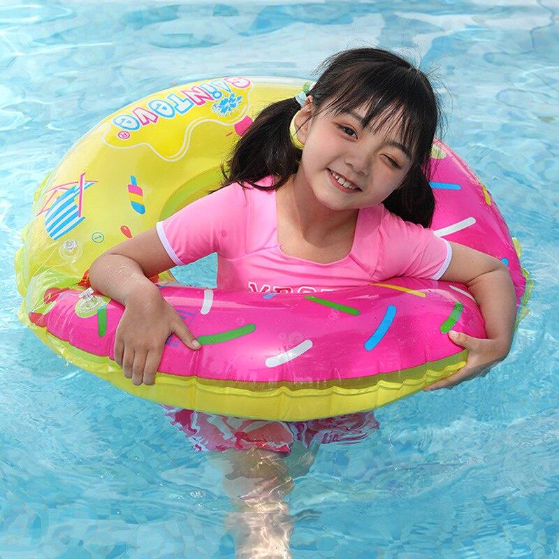 Phao Bơi Cao Su PVC Hình Bánh Donut Mới Cho Người Lớn Và Trẻ Em