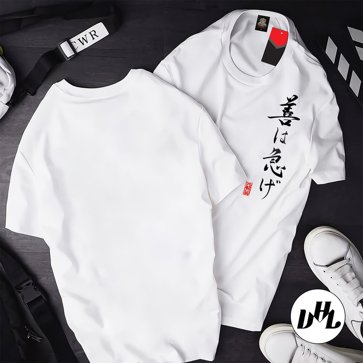 Áo thun trắng Anime, Manga Thanh g diệt quỷ Tanjiro 11, Unisex Nam Nữ có Size áo từ 25-95kg