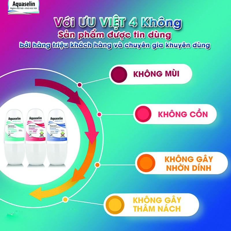 Lăn khử mùi dành cho nam Aquaselin 50ml