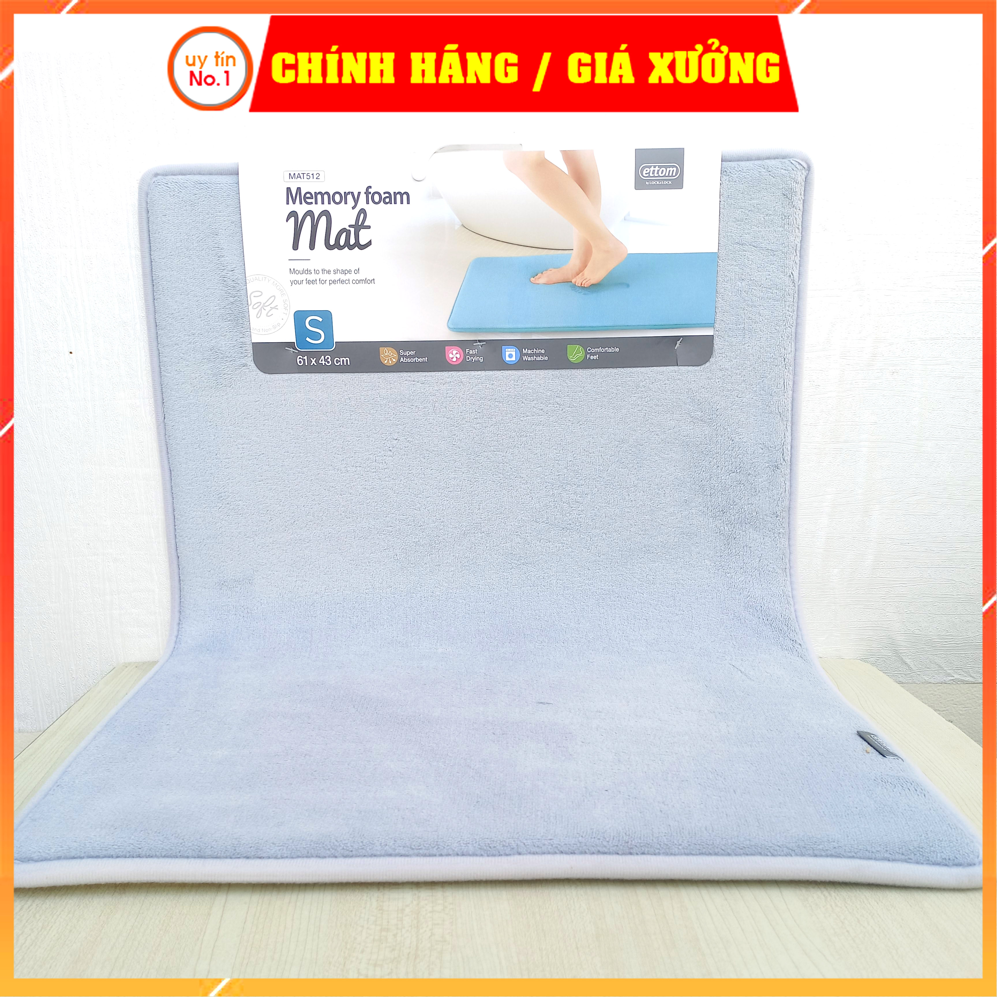 Thảm lau chân, thảm chùi chân Lock&amp;Lock Memory Foam Basic MAT511, MAT512, MAT513, MAT514, MAT515