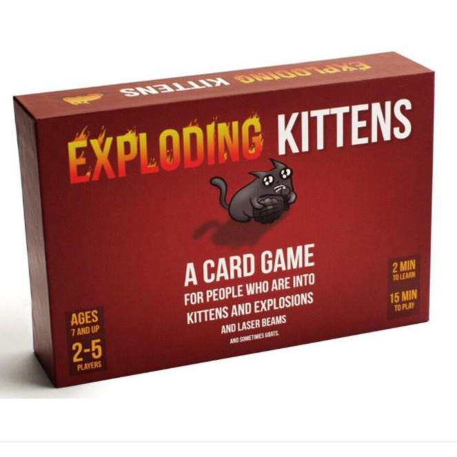 Combo mèo nổ Exploding Kittens + 4 bản mở rộng  WLOẠI I